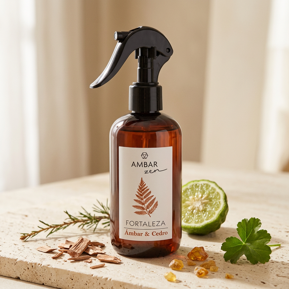 Spray Hogar Zen · Ámbar y Cedro