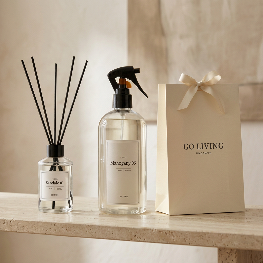 Kit Dúo Signature Go Living - Difusor + Home Spray + Bolsa de regalo